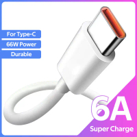 สายชาร์จ Super, TBTIC, 6A 66w, สายชาร์จ USB Type C อย่างรวดเร็ว, เข้ากันได้กับ Samsung, Xiaomi, Huaw