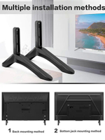 2pcs Universal TV Stand Base Mount For 32-65 Inch Samsung Vizio LCD TV evision Bracket Table Holder Furniture Legs