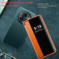 Honor Magic 6 5 Pro MAGIC5 4 3 Luxury Skin Window View Leather Case Flip Cover For HUAWEI Honor Magic5 Pro 5Pro 4 6 Book Bags