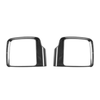Rearview Mirror Rain Eyebrow Decoration Frame Cover Stickers For Suzuki Jimny 2019-2022 Accessories,ABS Carbon Fiber