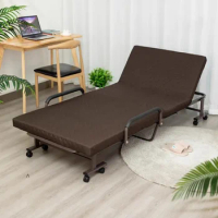 Single Frame Bed Luxury Folding Modern Girls Metal Design Beauty Bed Space Saving Safe Portable Camping Cama Office Furniture