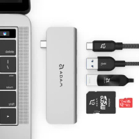 【亞果元素】CASA Hub 5E USB-C 五合一高速供電讀卡多功能讀卡機