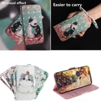 Painted Flip Leather Magnetic Case For Sony Xperia 1 10 5 III IV V 2023 Plus Ace3 L3 L4 XZ3 Phone Cover