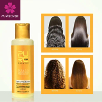 12% Banana flavor Keratin treatment Straightening hair Repair damage frizzy hair Brazilian keratin treatment 100ml