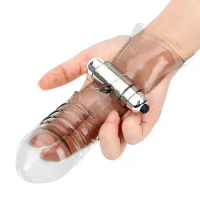 Finger Sleeve Adult Sex-Toy For Women Finger Vibrator Clitoral G Spot Stimulator
