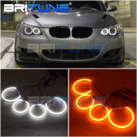 LED Angel Eyes Tuning For BMW 5 Series E60 E61 Pre LCI Headlight 520i 530i 540i 550i 525i 545i Halo Rings Kit DRL Accessories
