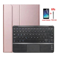 Keyboard Shockproof Cover for Samsung Galaxy Tab S6 Lite 10.4 P610 P615 Case with Touchpad Wireless Bluetooth Keyboard Funda