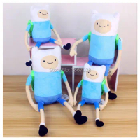 Adventure Time Finn with backpack Plush Doll toy 35cm 50cm gift