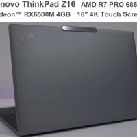 High-end Laptop Lenovo ThinkPad Z16 With AMD R7 6850H Radeon RX6500M 4GB Dedicated 16GB 512GB 4K OLED Touch Screen