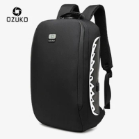 OZUKO Anti theft Men Backpack Fashion Waterproof Backpacks for Teenager USB Charging Travel Bag Male Laptop Backpack Mochila New