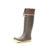 【MOONSTAR 月星】HI MSRLS雨靴《赤玉土》MSRLS01/露營園藝雨靴/農夫雨鞋/防水靴
