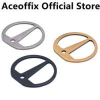 aceoffix bike front fork cable guard titanium for Brompton 3Sixty