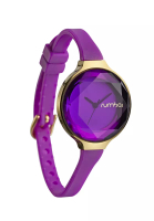 RumbaTime 紫色寶石切面手錶