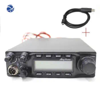 yyhc CB Radio ANYTONE AT-6666 with USB Cable 28.000 - 29.699 Mhz 40 Channel Mobile Transceiver AT6666 AM/FM/SSB 10 Meter Radio