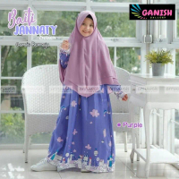 Gamis anak katun jepang ORI baju muslim anak perempuan syari set hijab Paling# Dicari!!