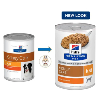 แพ็คเกจใหม่ Hill’s kidney care k/d อาหารสำหรับสุนัขโรคไต 370g (ฝาดึง)