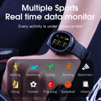2020 newest IP68 Waterproof ECG+PPG Temperature Monitor Heart Rate Blood Pressure Smart Watch Fitness tracker Sport Wristwatch