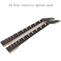 Ibanez-electric guitar neck, double rocker, 24 frets, Lightning inlay, rosewood fretboard, handle, DIY accessories, high quality