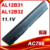 6 Cells Battery For Acer For Aspire One 725 756 C7 AL12X32 AL12A31 AL12B31 AL12B32 TravelMate B113M C710 B113-M Chromebook