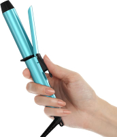 Travel SizeCurling Iron Dual Voltage 1/2 Inch CeramicHair Curler for Short Hair Infused with Keratin