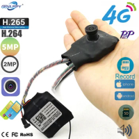 Wide Angle Audio 2MP 5MP 1920P Mini 3G 4G Security Ip Camera With SIM Card/SD Card Slot SPIED Module DIY 4G Camera P2P On Vif