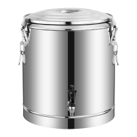 奶茶桶 商用雙層不銹鋼保溫桶大容量保溫保冷豆漿米飯奶茶湯水飯菜保溫桶【MJ9570】