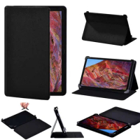 Tablet Case for Huawei MediaPad M2//M3/M5/M6 Drop Resistance PU Leather Folding Stand Protective Shell + Free Stylus