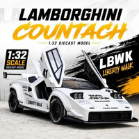 TWH DIECAST LAMBORGHINI COUNTACH LBWK EDITION SKALA 1:32 KOLEKSI DAN HADIAH ANAK PREMIUM ITEM Counta