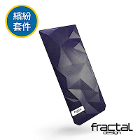【Fractal Design】 Meshify C 多色鑽石前面板-金屬紫