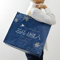 日本北海道白色戀人Ishiya石屋製菓35週年紀念限定costco大型購物袋收納袋環保袋-現貨絕版品