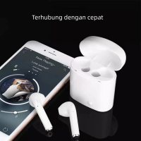 Fon Telinga Wayarles Bluetooth 5.0, I7s TWS, Putih
