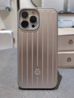 เคส Rimowa สำหรับ iphone 12/13/14/15 Pro Max Series เคสป้องกันทำจากวัสดุอลูมิเนียมทนทานและป้องกันการตกหล่นอุปกรณ์เสริม Rimowa phone case