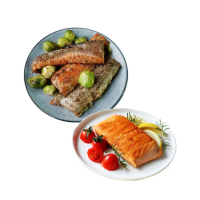 【急鮮配-優鮮配】任選鮭魚菲力肚條/鮭魚清肉排共8包(肚條300g/清肉225g-凍)