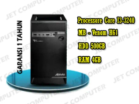 PC / KOMPUTER INTEL CORE I3-3240 + NEW MONITOR 22 INCH GARANSI 1 TAHUN