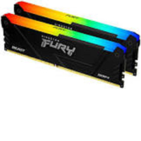 【Kingston 金士頓】32GB 3200MT/s DDR4 CL16 DIMM Kit of 2 FURY Beast RGB 記憶體(KF432C16BB2AK2/32)