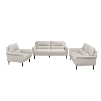 Informa New Kyoto Set Sofa Fabric 2 &amp; 3 Seater - Abu-abu