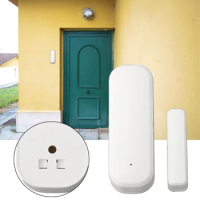 Graffiti Alarm Door And Window Sensors Tuya WiFi/For Zigbee Door Sensor For Window Sensor Smart Home Door Detector