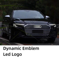 High Quality LED Logo Front For Audi Grille Light LED Dynamic Light For Audi A4 A6 Q3 Q5 Q7
