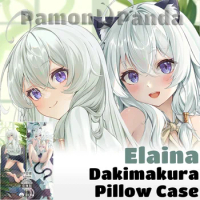 Elaina Dakimakura Wandering Witch Pillow Case Sexy Hugging Cushion Cover Case Otaku Full Body Pillowcase Home Bedding Decor