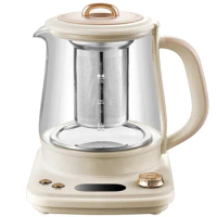 1500ML Electric Kettle Glass Portable Household Health Preserving Pot Tea Pot Cooking Machine Water Boiling Kettle 220V