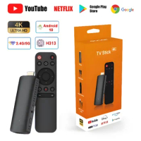 D6 Android TV Stick Quad Core Allwinner H313 Type C 4K UHD 2.4/5.8G WiFi Bluetooth Android 10 60fps Smart Stick Android TV Stick