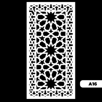 Krawangan PVC Foamboard / Ornamen PVC Foam Board L40cm X 80cm Tebal 5mm / Partisi KODE A16