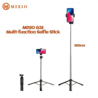MIXIO A31 Tongsis Remote Bluetooth Wireless Selfie Stick Tripod - 160cm - A31 - 160cm