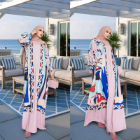URSULA Abayat material silk doff premium