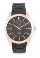 Alexandre Christie Alexandre Christie Jam Tangan Pria - Black Rosegold - Stainless Steel - 1033 MDBB