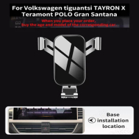 Car Phone Holder For Volkswagen ID Talagon T-ROC TOURAN L Lamando L Passat Sharan Touareg Viloran Sagita LAVIDA Golf Accessories