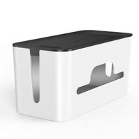 電線收納盒排插理線盒插座充電線電源線箱盒電腦線桌面集線盒- 【麥田印象】