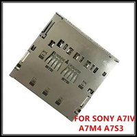 NEW A7IV A7M4 A74 A7S3 SD Memory Card Reader Connector Slot Holder For Sony ILCE-7M4 ILCE7M4 A7 4 IV M4 Camera Repair Spare Part