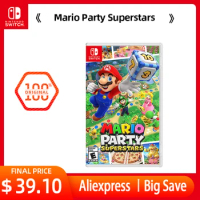 Nintendo Switch Game Deals - Mario Party Superstars - Standard Edition Games Cartridge Physical Card TV Tabletop Handheld