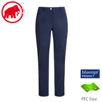 【MAMMUT 瑞士 女 Hiking pants機能輕薄健行褲《海洋藍》】1022-00430/休閒長褲